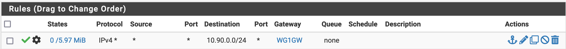 Firewall / Rules / LAN -> new Rule