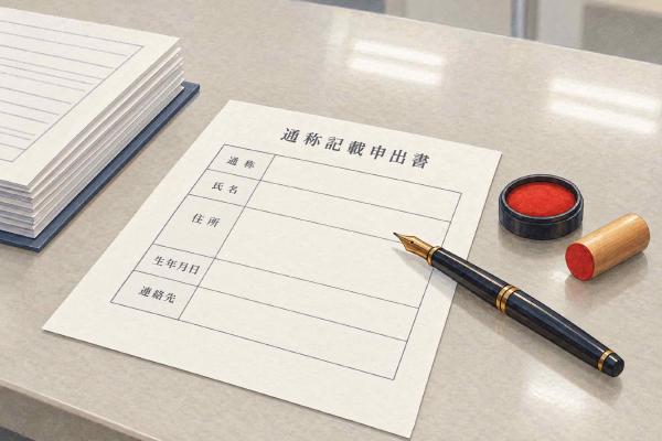 Registering a Japanese Common Name (通称) for Privacy and Convenience